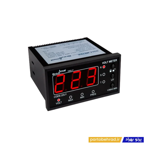 ولت متر 96*48 شیوا امواج مدل VMU-F 22U1