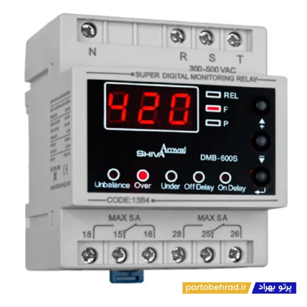 سوپر کنترل فاز دیجیتال شیوا امواج مدل DMB-600S