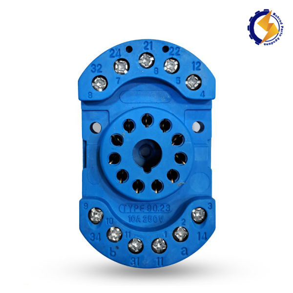 سوکت رله شیشه ای 11 پایه مدل PF-11PIN پارس فانال