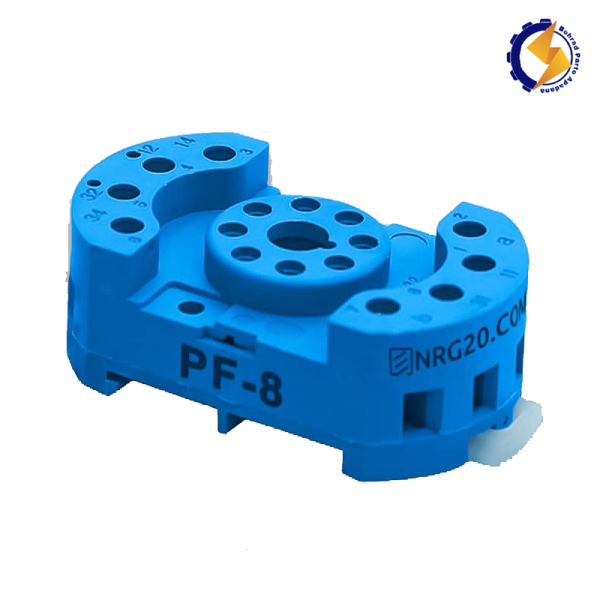 سوکت رله شیشه ای 8 پایه مدل PF-8PIN پارس فانال
