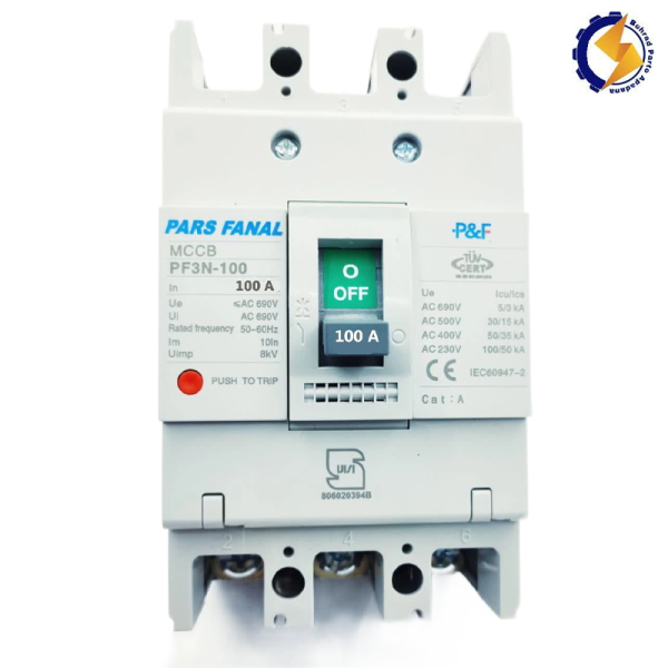 کلید اتوماتیک FiX مدل PF3N 100 پارس فانال