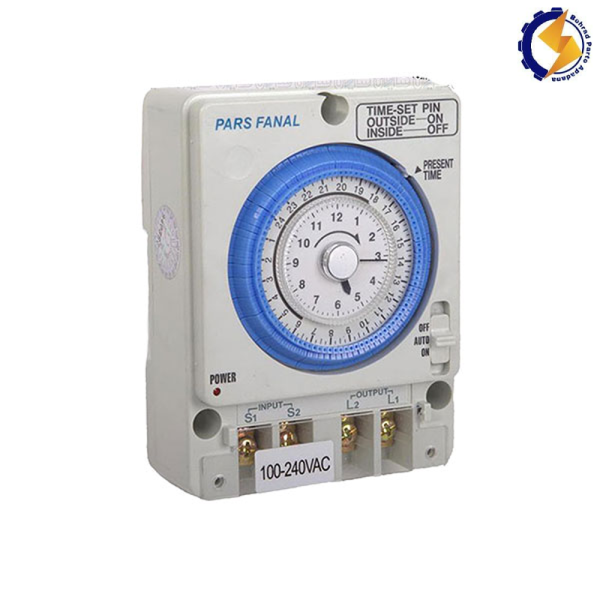تایمر تابلویی ذخیره دار 15 دقیقه ای مدل PFTS-388 پارس فانال
