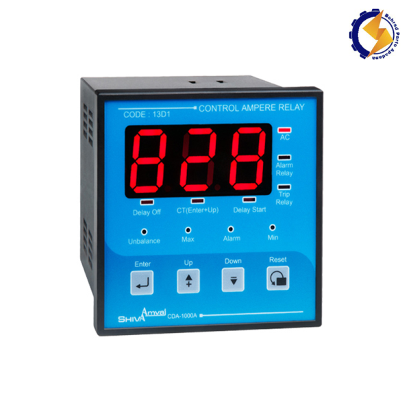 رله کنترل آمپر سه فاز   13D1 96C CAD-1000Aشیوا امواج