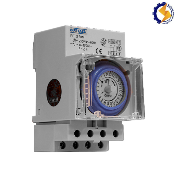 تایمر ذخیره دار 30دقیقه ای مدل PFTS-30M پارس فانال