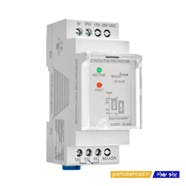 محافظ کنتاکتور 1S کنترل فاز تک فاز سری N شیوا امواج مدل CPJN-T1