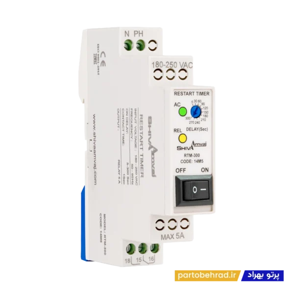 تایمر استارت مجدد سری M شیوا امواج مدل RTM-300 14M5