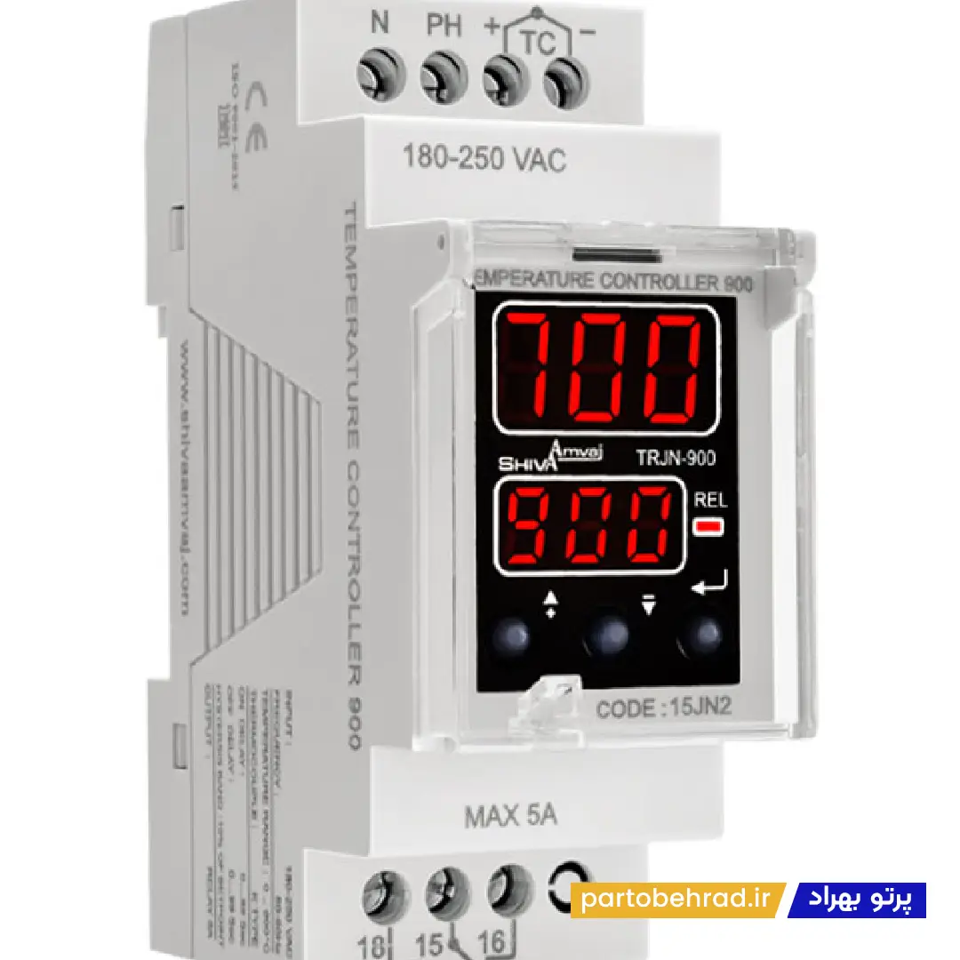 ترموستات 0 تا 900 سری N شیوا امواج مدل TRJN-900