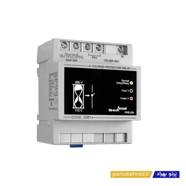 محافظ ولتاژ 20 آمپر شیوا امواج مدل PRB-20A