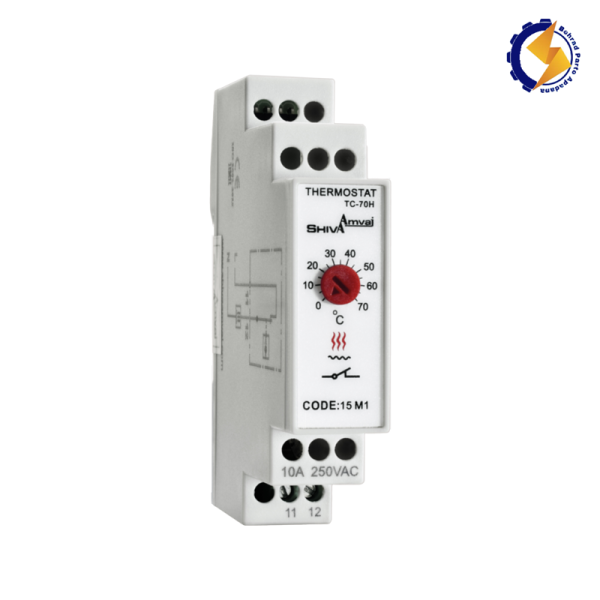 ترموستات تابلویی فن TC-70C 15M1 سریM شیوا امواج