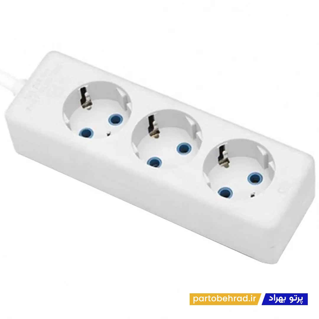 3 خانه ارتدار بدون کلید با کابل 1.8 متر مدل شهاب پارت الکتریک