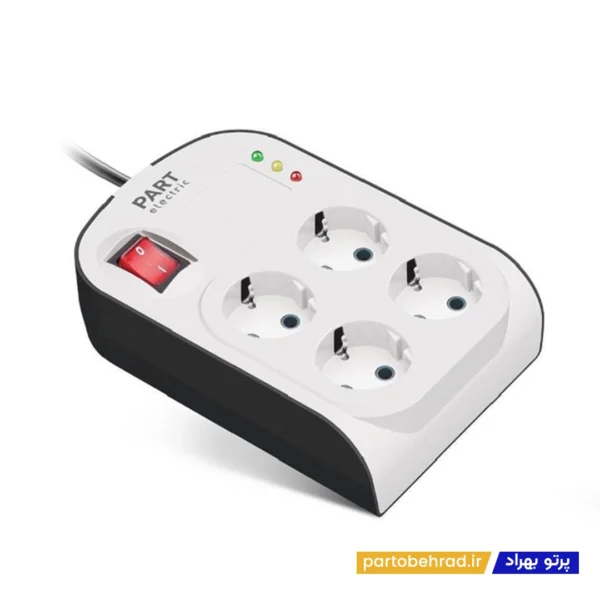 محافظ چهار خانه ارتدار با کلید و کابل 1.8 آنالوگ کامپیوتر مدل (پارت) پارت الکتریک