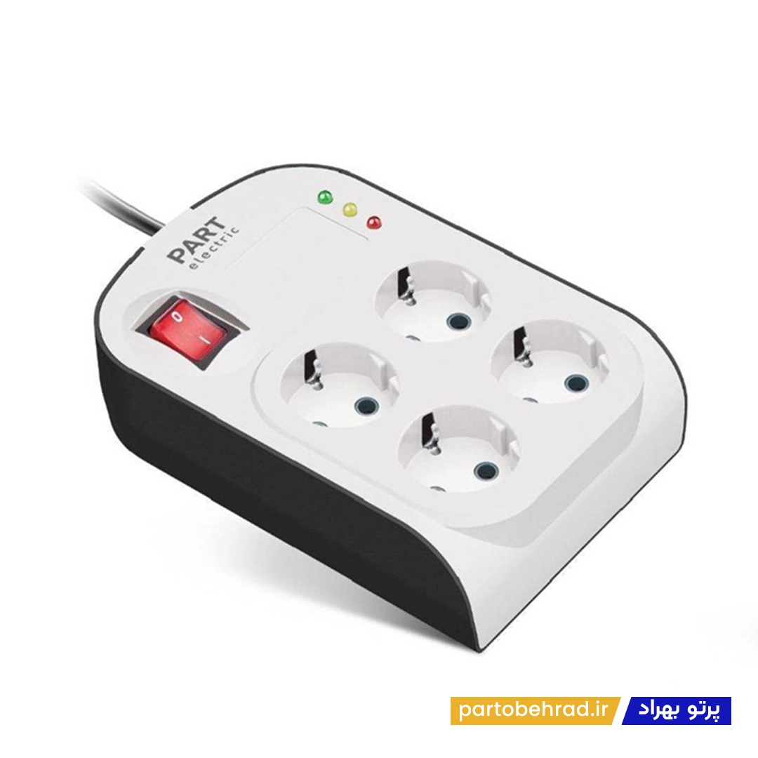 محافظ چهار خانه ارتدار با کلید و کابل 1.8 آنالوگ کامپیوتر مدل (پارت) پارت الکتریک