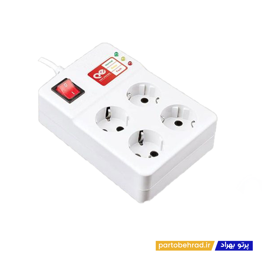 محافظ 4 خانه کامپیوتر آنالوگ کابل 5 متر پارت الکتریک
