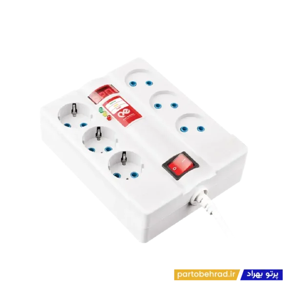 محافظ 6 خانه دیجیتالی با کابل 5 متری پارت الکتریک