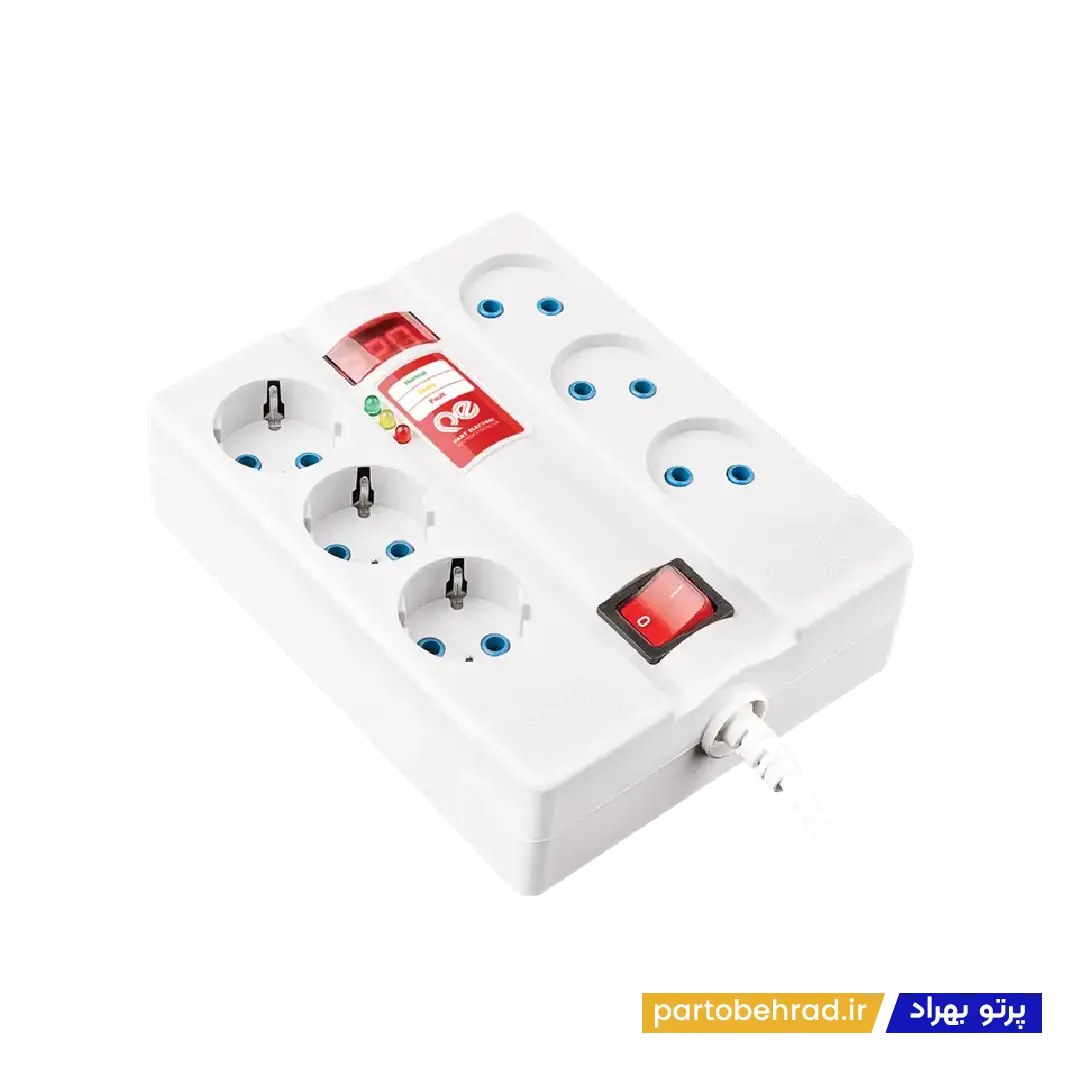 محافظ 6 خانه دیجیتالی با کابل 5 متری پارت الکتریک