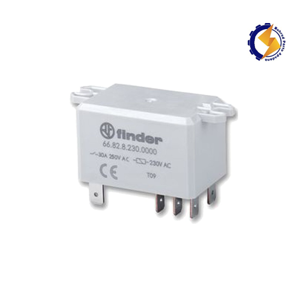 رله  2كنتاكت 30 آمپر (تیغه باز 30آمپر تیغه بسته 10 آمپر) 668282300000 فیندر