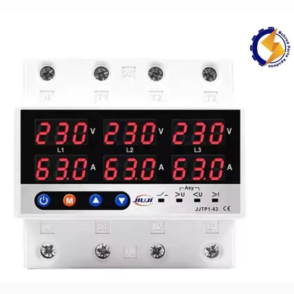 محافظ ولتاژ و جریان سه فاز JJTP-63 جیوجی