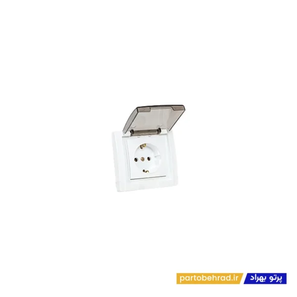 سرامیک پریز بدون ارت دربدار مدل بارانی تو کار آذین پارت الکتریک