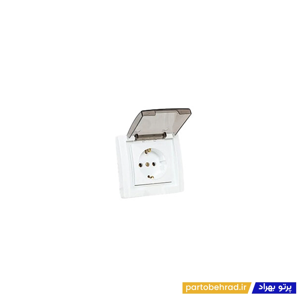 سرامیک پریز بدون ارت دربدار مدل بارانی تو کار آذین پارت الکتریک