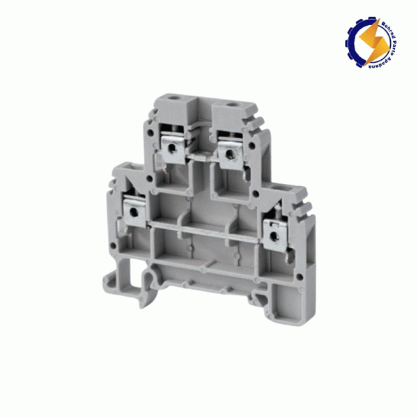 ترمینال ریلی سری پیچی دو طبقه سایز 4 DRTP2.5/4 رعد