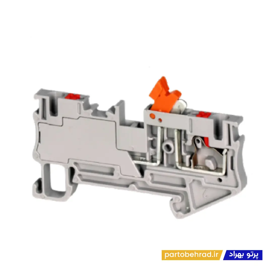 ترمینال ریلی سری فشاری سوئیچی 2 به 2 سایز 2/5 رعد مدل 2/2-RT/PK2/5