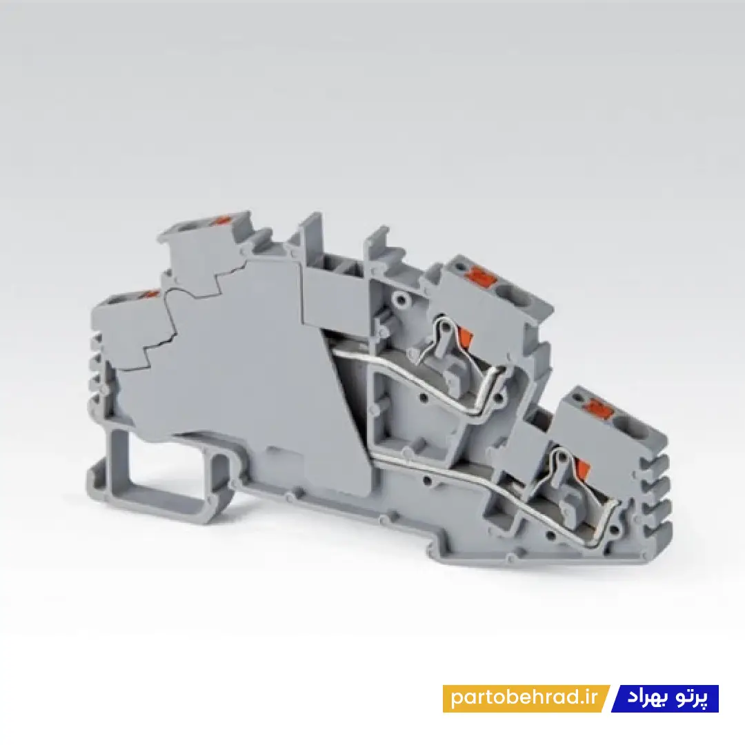 ترمینال ریلی سری فشاری دو طبقه یک طبقه ارت سایز 4 رعد مدل RT/PG 4-2LE