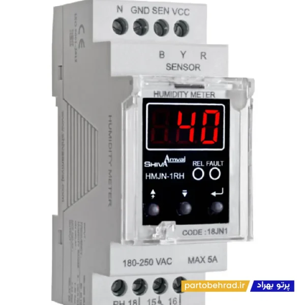 رطوبت سنج با سنسور سری N شیوا امواج مدل HMJN-1RH