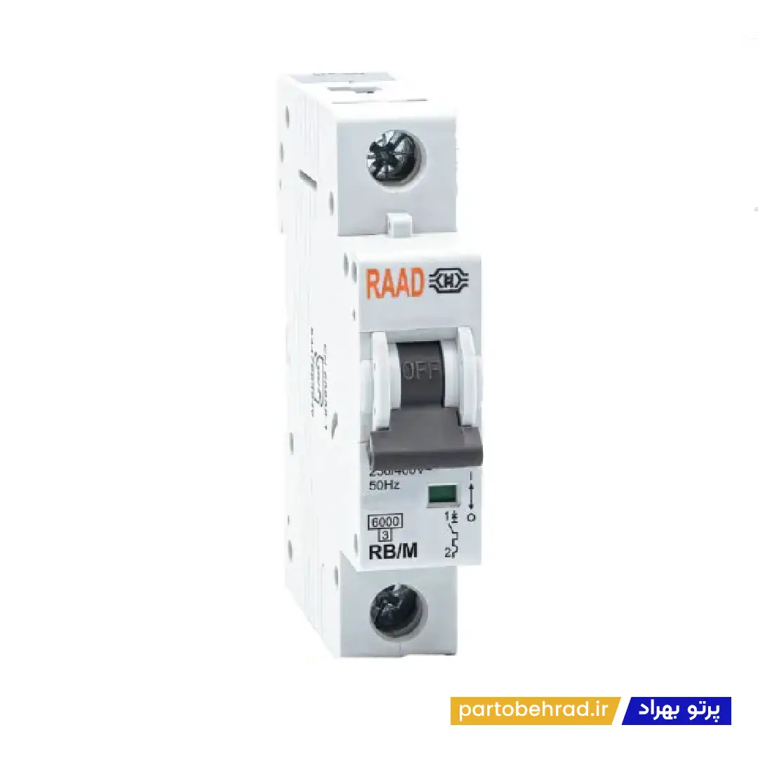 کلید مینیاتوری تک پل رعد مدل RB/M 1P-40A