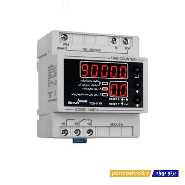 ساعت کار با رله خروجی قابل تنظیم شیوا امواج مدل TCB-5Y