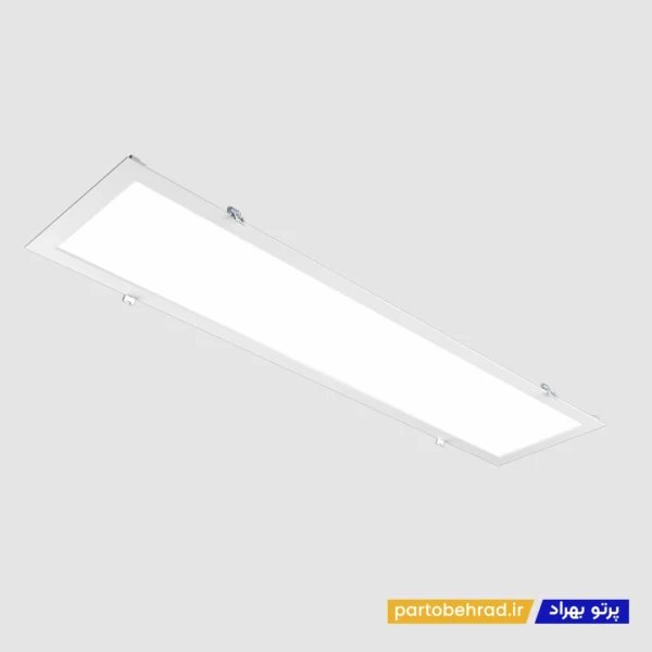 چراغ توکار اپتیلد 3 در 120 با صفحه سفید ساتن برای سقف یکپارچه مازی نور