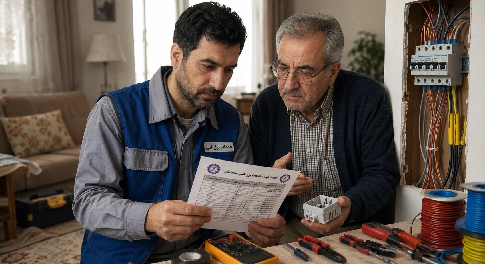 نرخ نامه برق کشی ساختمان ۱۴۰۵
