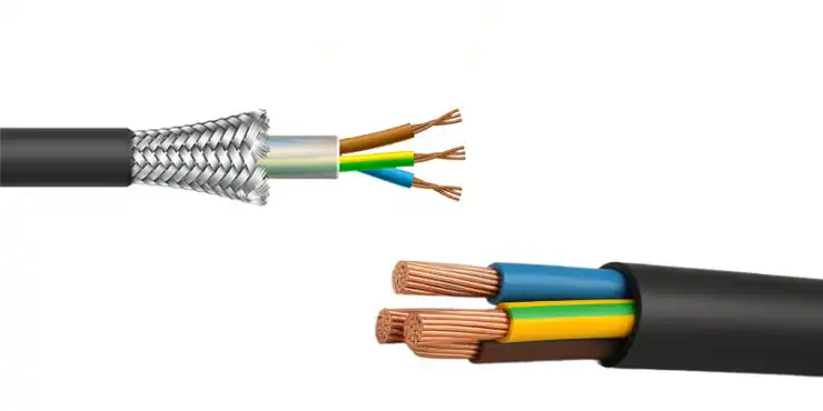 تفاوت کابل شیلددار و کابل معمولی