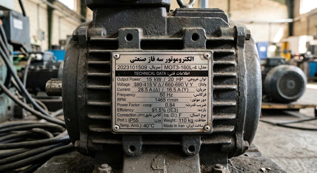 راهنمای کامل انتخاب کابل مناسب موتور سه فاز