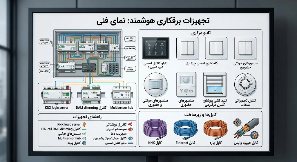 راهنمای کامل برقکاری ساختمان هوشمند