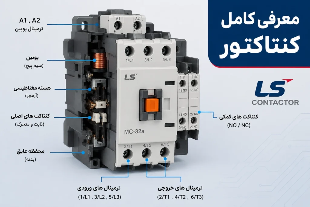 معرفی کامل کنتاکتور