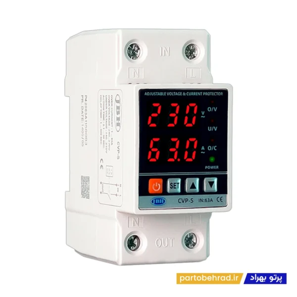 محافظ ولتاژ جریان تک فاز 80آمپر مدلJBH - PT42080A1