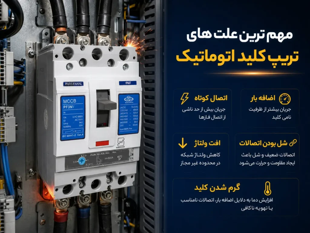 علت تریپ کلید اتوماتیک