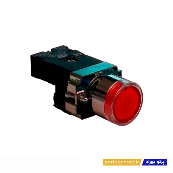 شستی فرمان استپ چراغ دار فلزی JBH