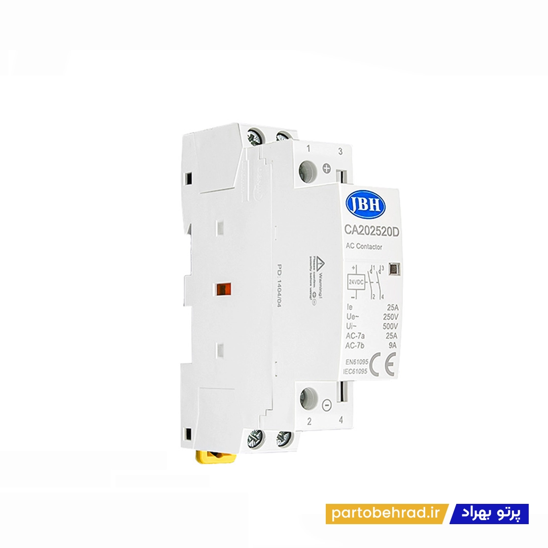 کنتاکتور تکفاز با بوبین JBH - DC