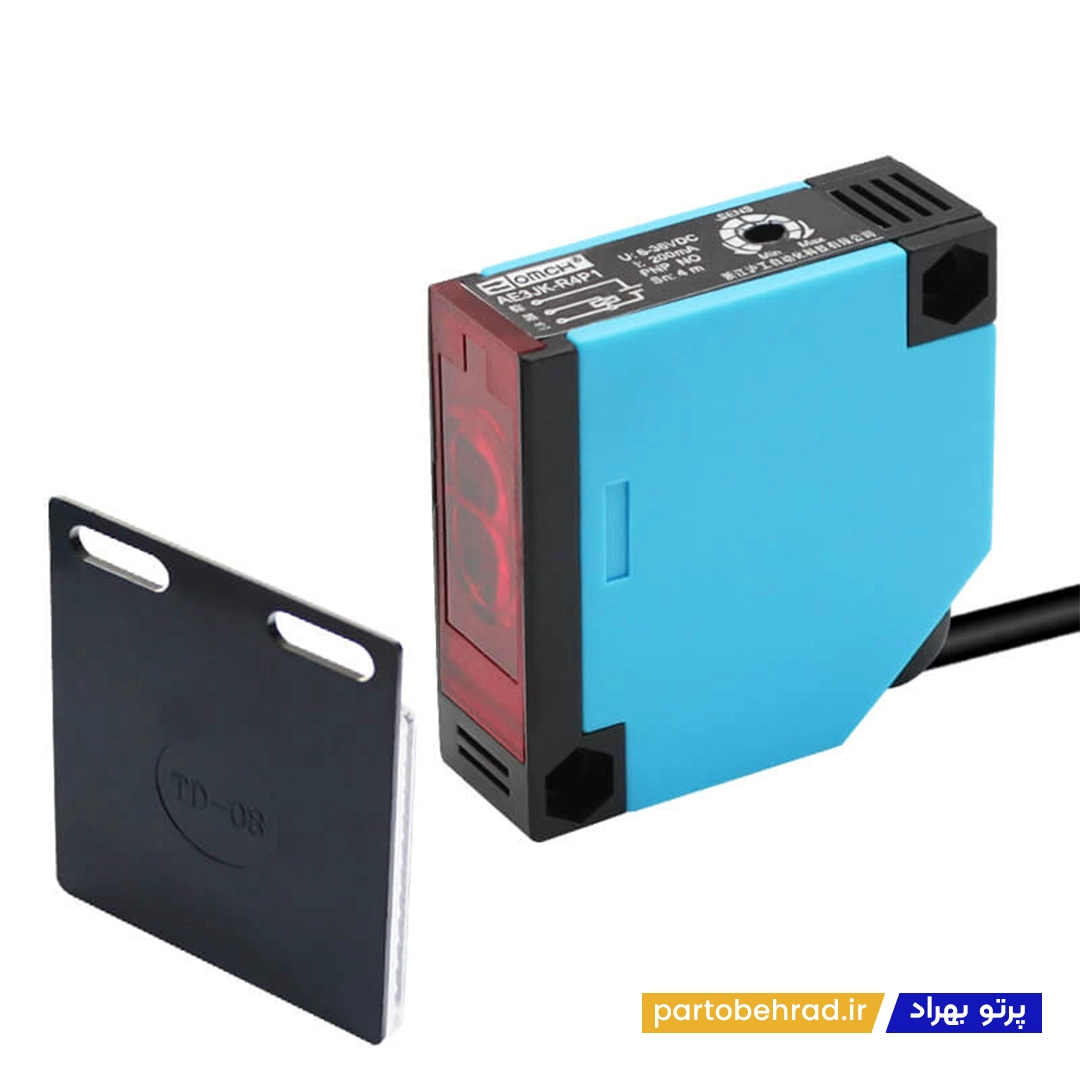 سنسور نوری آینه دار OMCH مدل AE3JK-R4M1-A