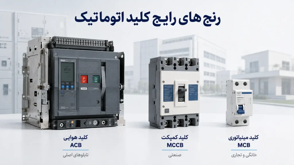 جدول انتخاب کلید اتوماتیک