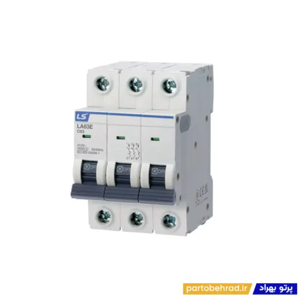 کلید مینیاتوری 3 پل 25 آمپر ، 6 کیلو آمپر LS مدل MCB سری BKJ-LA