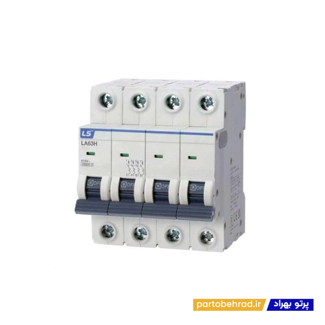 کلید مینیاتوری 4 پل 32 آمپر ، 6 کیلو آمپر LS مدل MCB سری BKJ-LA